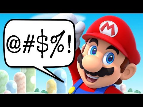 The time Super Mario said a BAD WORD