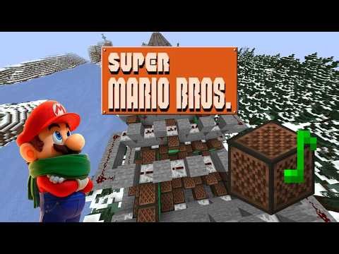 Super Mario Bros. Theme Song - Minecraft Note Block