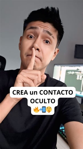 Como crear un contacto secreto #tips #Telefono #celulares #android #iphone | Eduardo Jaico