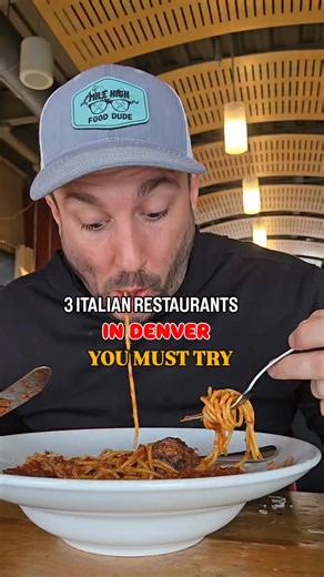 3 ITALIAN FOOD RESTAURANTS IN DENVER YOU MUST TRY🇮🇹 Denver has some seriously underrated Italian spots. So today…I went full Italian mode. 3 restaurants. 1 day. Zero regrets (okay maybe some regrets 😅) Starting with Cucina Bella 📍9660 E Alameda Ave #104, Denver, CO 80247 Happy Hour all day is real. Caprese, fried calamari, and the pasta choice… I let the server pick (and trust me…they knew). Italian comfort food hits different when it’s made with love. Then Colore Italian Restaurant —📍2700 