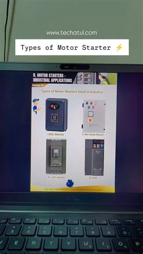 Atul | Electrical Engineer on Instagram: "Types of Motor Starter ⚡ Download Tech Atul Application from playstore for Electrical Engineering Course with Book 📖 #techatul #electricalengineering #electricianlife⚡️ #engineeringwithatul #electricalengineeringstudent"