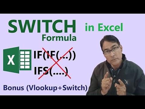 Switch Formula in Excel | Fully explained Switch Function | why you should use switch formula