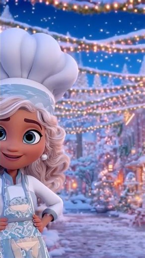She became a chef just for Christmas 🎄✨ #animation #cartoon #heartwarming