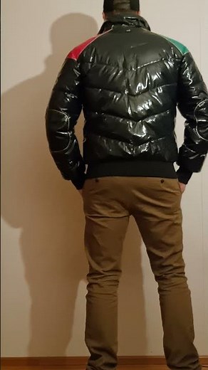 Super shiny pvc/vinyl jacket