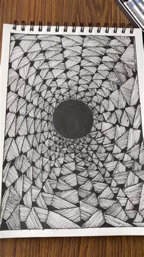 Easy ZigZag Doodle Art Tutorial😳😱 | #shorts #youtube #doodle #doodleart