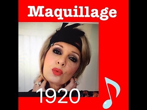 Tutoriel : Maquillage des années folles 1920