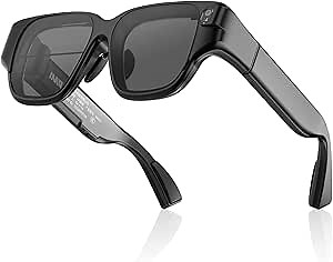 INMO Air AR Glasses, Smart Glasses with FF 5 Megapixels Camera, Touch Control Portable Glasses, Dual Speakers & Dual-Mode Bluetooth, Photo & Video, Phone Calls, Navigation, Music