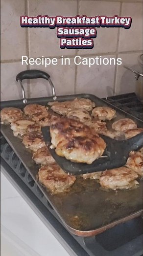Homemade Breakfast Turkey Patties #easyrecipes