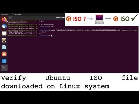 Verify Ubuntu ISO on Linux