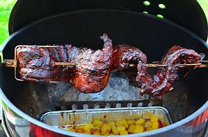 Rotisserie Baby Back Ribs With Red-Eye Barbecue Sauce | Tips & Techniques