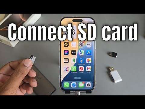 iPhone 16/16 Plus/16 Pro/Max: How to connect SD card