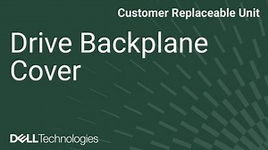 How to replace the backplane cover on a PowerEdge R6715