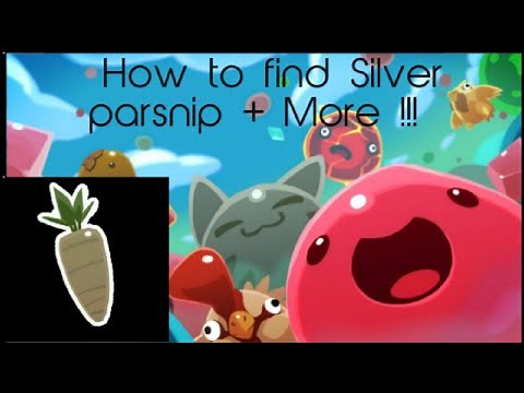 HOW TO find Silver parsnip , Phase lemon and prickly pear + more in Slime Rancher!