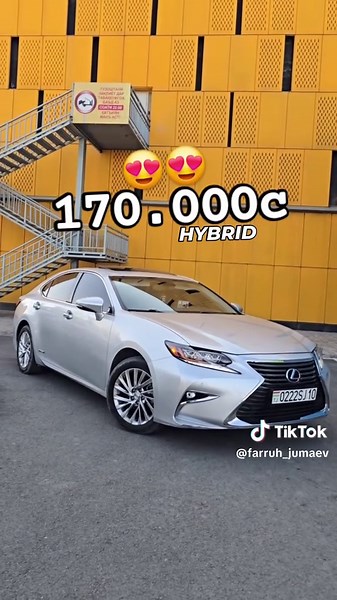 🚘Модель LEXUS ES 300h 📆Год:2015 🏁Производство: USA 🐎Пробег: 77 000ML ⚙Трансмиссия: Автомат ⛽️Топливо: Бензин Гибрид 🔋Двигатель: 2.5 🛠Состояние: с пробегом 💵Цена: 170.000c Тел. 992 979 39 70 07 Утилизация дорад Танеровка 8 мох Документы 8 мох Дар холати хуб аст Задаги надорад Задни камера Ягон камбуди надорад СРОЧНО ФРУХТА МЕШАВАД Барои реклама Мурочиат намоед 👇👇👇 @auto_dubai.tj