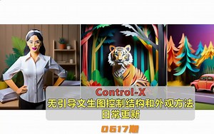 Control-X 无引导文生图控制结构和外观方法_哔哩哔哩_bilibili