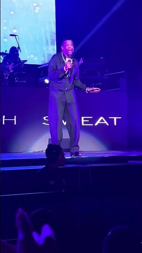 Keith Sweat….. I wanna go outside in the rain #concert #keithsweat