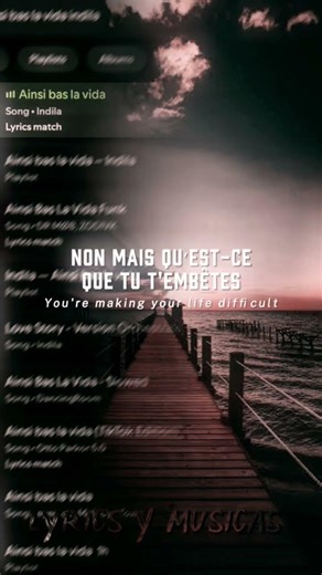 Ainsi bas la vida - Edit #LYRICS Y MUSICAS