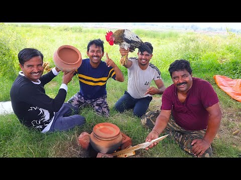 Country Chickan Handi recipe | Deshi Morog curry in Clay pot | Village Cooking Vlog