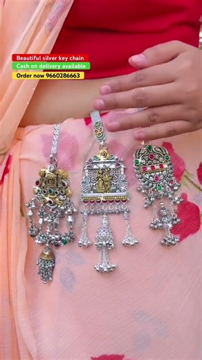 New designer beautiful silver key chain with 67% discount on instant order #shortsfeed #ytshorts