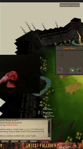 1KC ATLATL! Ironman luck!! #gaming #osrs #ironman #twitch #runescape #memes #funny