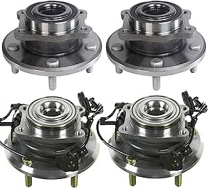 MotorbyMotor - Front Rear Wheel Hub Bearing Assembly with 5 Lugs Replacement for 2009-2018 Dodge Journey Wheel Hub Assembly-4pc Set
