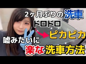 2ヶ月ぶりの洗車 シンプルな洗車方法全てお見せします