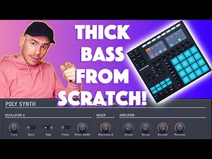 How To Make a Fat West Coast Bass in Maschine (Poly Synth Tutorial)