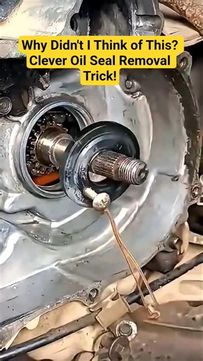 ​Genius Oil Seal Removal Hack! 🛠️ (No Special Tools)