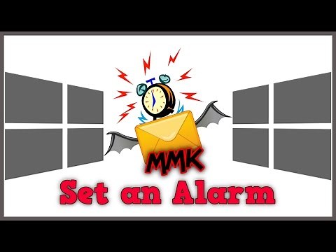How to Set Alarm with Sound & Message in Windows 10
