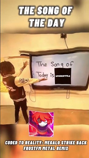 Undertale Song of the Day: Megalo Strike Back (METAL) [Coded To Reality] #undertale #meme