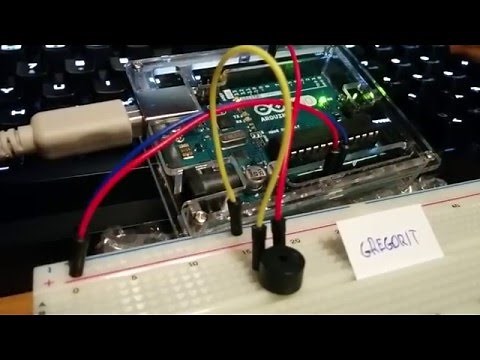Arduino Buzzer Music - E1M1 from Doom