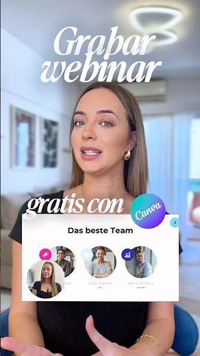 HOW TO RECORD a CLASS with CANVA (free🎁) | #shorts