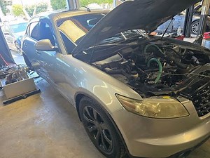 Supercharged Infiniti FX35 dyno tune