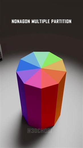 This satisfying animation is made in blender, 30 fps, 10 samples per frame, cycles render engine, Watch Colorful Nonagon Structure Satisfying Partition Demolition 18025 Hexagonal Prism #satisfying​ #animation​ #blender​ #relaxing​