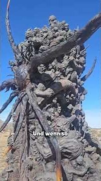 Was ist das für eine crazy Statue in der Wüste Kaliforniens?