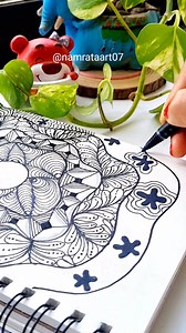 111K views · 702 reactions | Inspiration for your new zentangle art. . #shorts #art #namrataart07 #youetubeshort #bloomingbrushstrokes | Blooming_brushstokes | Facebook
