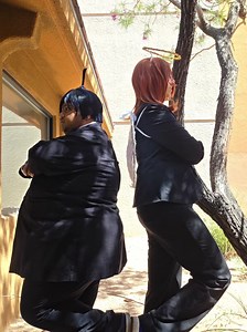 Homosexual Tension Yaoi Cosplay: Aki & Angel Devil Slay