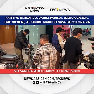 183K views · 10K reactions | JUST IN: Kapamilya stars Daniel Padilla, Kathryn Bernardo, Joshua Garcia, Eric Nicolas, and Zanjoe Marudo safely landed in Barcelona for the #GKapamilya event. Get ready for the ultimate show from your favourite stars that will take off from Barcelona on March 11, then to Milan on March 12, and lastly to Abu Dhabi on March 18. | via Sandra Sotelo-Aboy, TFC News Spain. ABS-CBN News #TFCNews | TFC News | Facebook