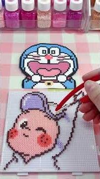 Making the Viral POP MART Twinkle Twinkle Star! | Perler Bead Fan Art #pixelart #perlerbead