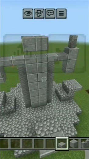 Sword statue build in Minecraft