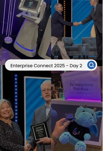 #EnterpriseConnect Day 2, from insightful keynotes by industry leaders from Zoom, AWS, Cisco, and more, to the excitement of awards, it was a whirlwind of inspiration. Let’s relive the highlights! Congratulations to all the award winners—you make the industry shine brighter! 🌟🏆 #EC25 #TechLeadership #AwardsWinners #WomenInTech #KeynoteHighlights