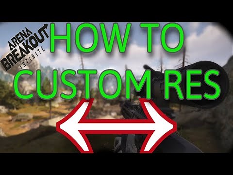 How to Create a Custom Resolution on AMD for STRETCHED & More FPS in Arena Breakout!