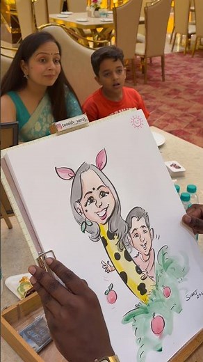 LIVE Caricature Drawing 😂 Turning Viewers Into Cartoons!