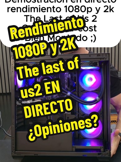Rendimiento 1080P y 2K The last of us2 EN DIRECTO ¿Opiniones? #setup #pc #gaming #lowcost #fyp