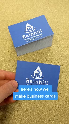 制作商务名片的过程 | Stickers and That HQ