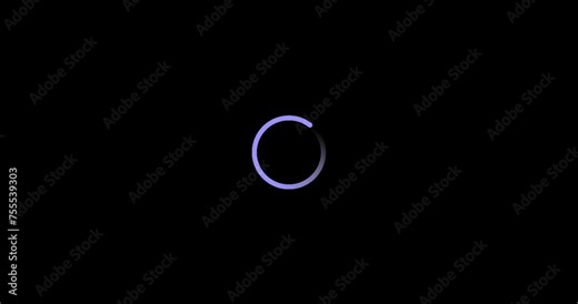 animation of the page loading process