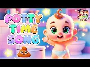 Potty Training Song for Toddlers 🚽|Potty Time for Kids 💛|Let’s Go Potty!| Smarty Tots Nursery Rhymes