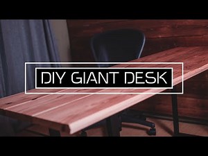 【DIY】イケてるデスクを作ってみた|GIANT HOME OFFICE DESK
