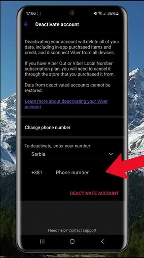 How to Deactivate a Viber Account