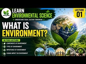 What is Environment? Complete Beginner's Guide | Environmental Science Lecture 1